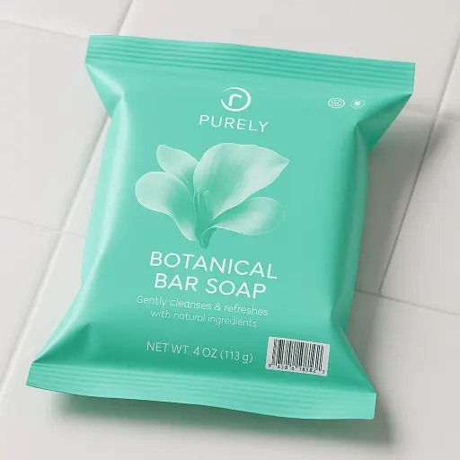 Empaque plástico flexible tipo pouch o bolsa de almohada, ideal para todo tipo de productos cosméticos y de aseo personal