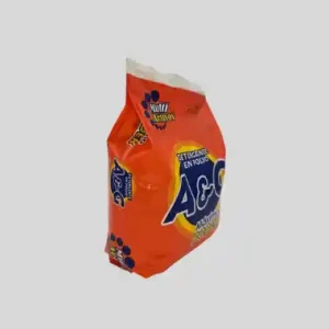 Bolsa de fuelle plástica flexible para detergentes, ideal para envasar todo tipo de productos de aseo o limpieza en polvo